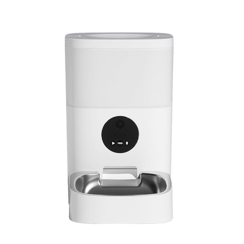 Remote Monitoring Automatic Feeder Cat Dog Food Intelligent Pet Timing Quantitative Feeding Machine 6L Capacity - WarmNest Pet Co