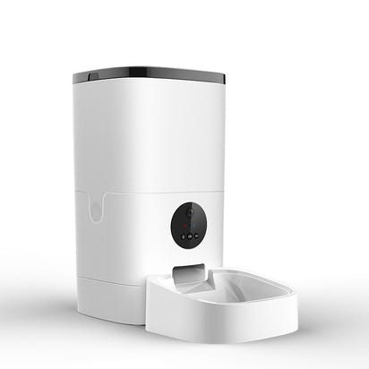 Remote Monitoring Automatic Feeder Cat Dog Food Intelligent Pet Timing Quantitative Feeding Machine 6L Capacity - WarmNest Pet Co