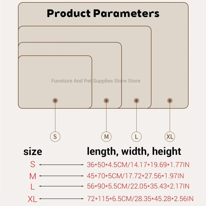 Self Heating Pet Pad, Extra Warm Thermal Dog Crate Pad Washable Anti - Slip Kennel Mat Pet Supplies for Medium Small Dogs and Cats - WarmNest Pet Co