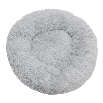 WarmNest Pet Co™ Plush Calming Bed for Dogs & Cats - WarmNest Pet Co