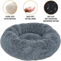 WarmNest Pet Co™ Plush Calming Bed for Dogs & Cats - WarmNest Pet Co