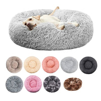 WarmNest Pet Co™ Plush Calming Bed for Dogs & Cats - WarmNest Pet Co