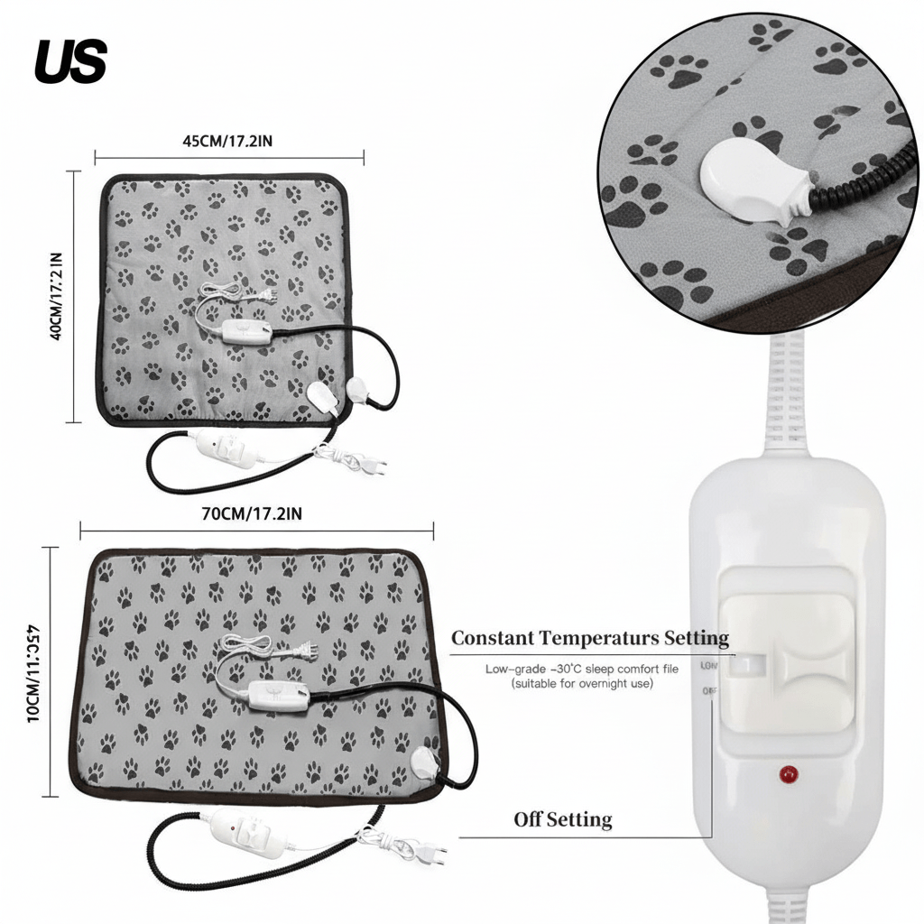WarmNest Pet Co™ Heating Pet Bed - WarmNest Pet Co