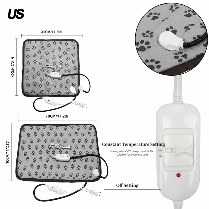 WarmNest Pet Co™ Heating Pet Bed - WarmNest Pet Co