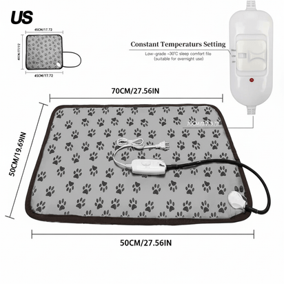 WarmNest Pet Co™ Heating Pet Bed - WarmNest Pet Co