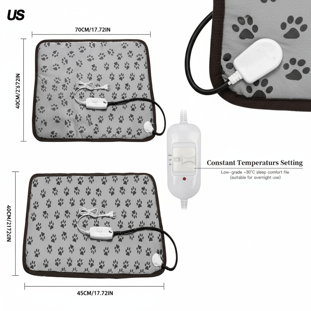 WarmNest Pet Co™ Heating Pet Bed - WarmNest Pet Co